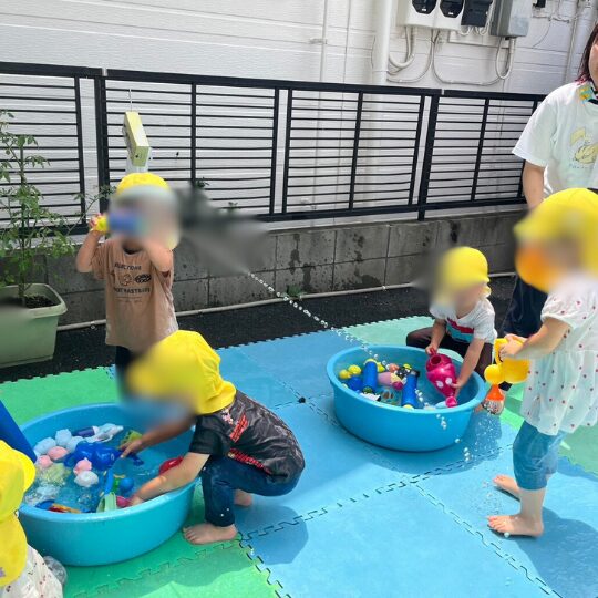 ほしのこ　水遊び