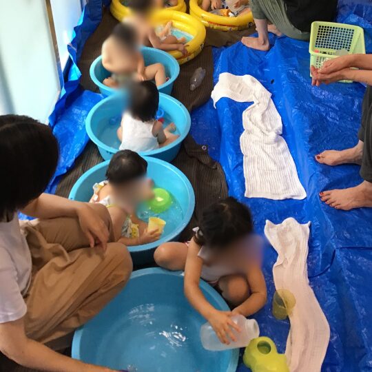 星のおうち大崎の水遊び