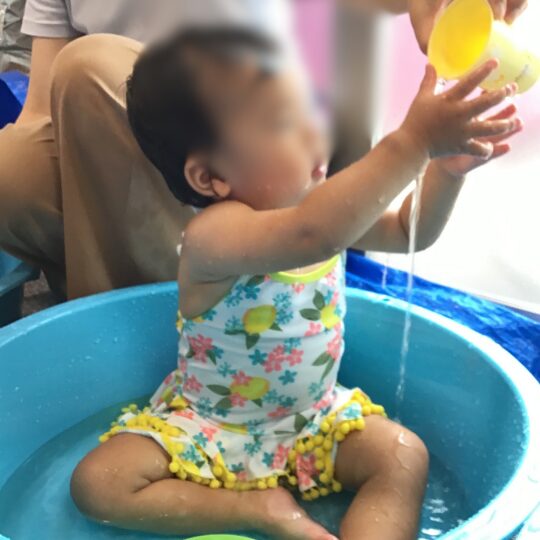 星のおうち大崎の水遊び