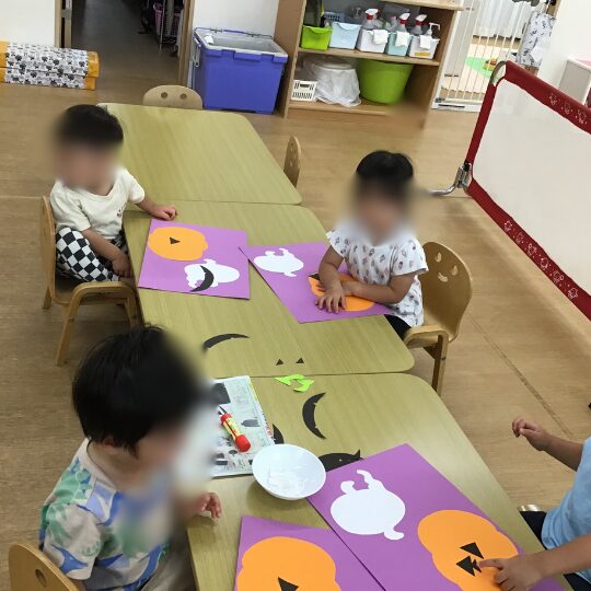 にじのこハロウィン制作