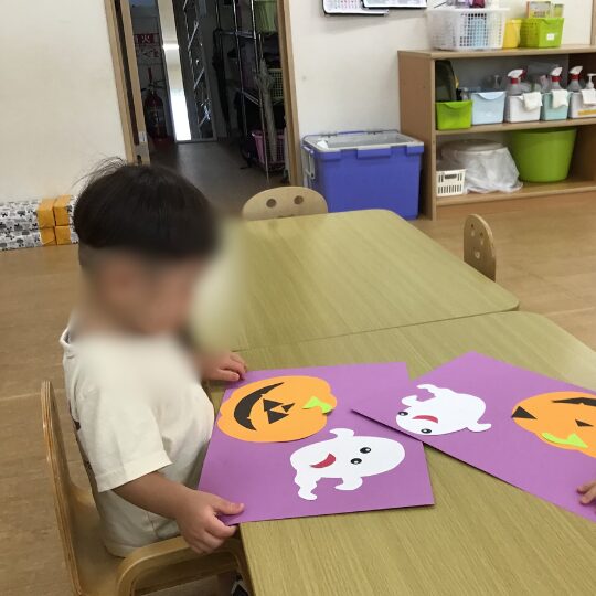 にじのこハロウィン制作