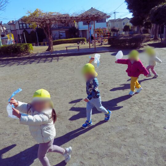 星のおうち新松戸 たこあげ 正月あそび