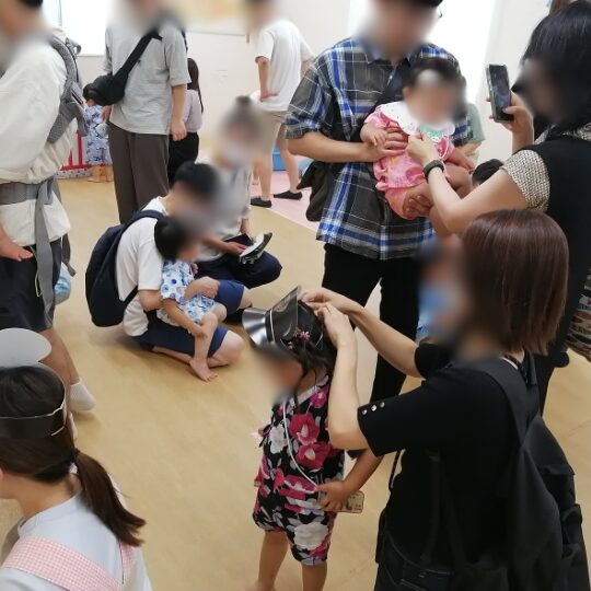保護者参加行事の様子