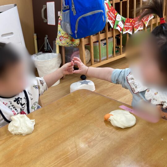 0歳児 食育の様子