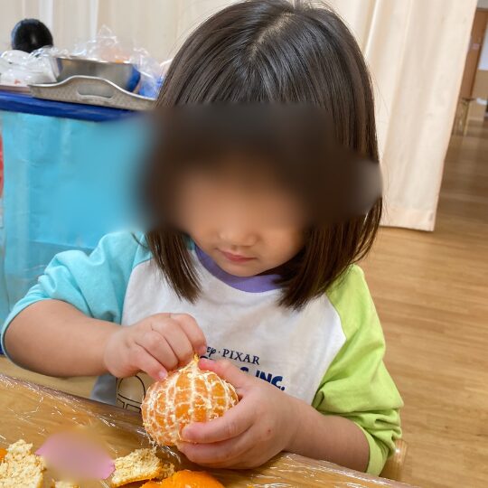 2歳児の1月食育活動