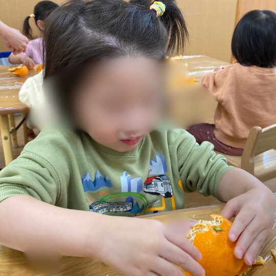 2歳児の1月食育活動