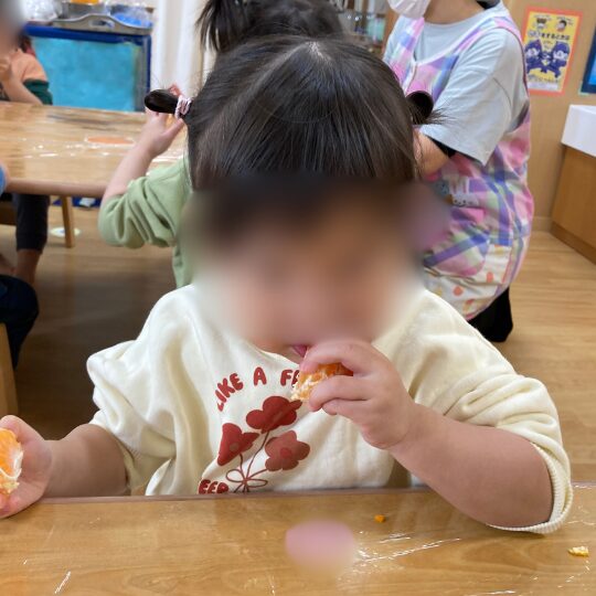 2歳児の1月食育活動