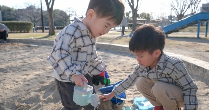 創造力を発揮する子ども